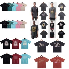 Amiri washed vintage unisex loose casual T-shirt-1617